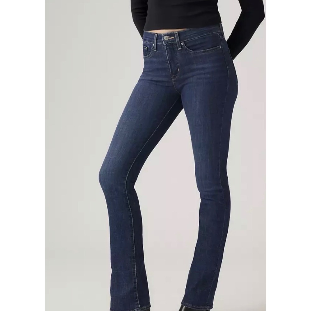 Levis 315 Shaping Bootcut Jeans Dark Wash Indigo Mid Rise 31x34 19632-0162 NEW